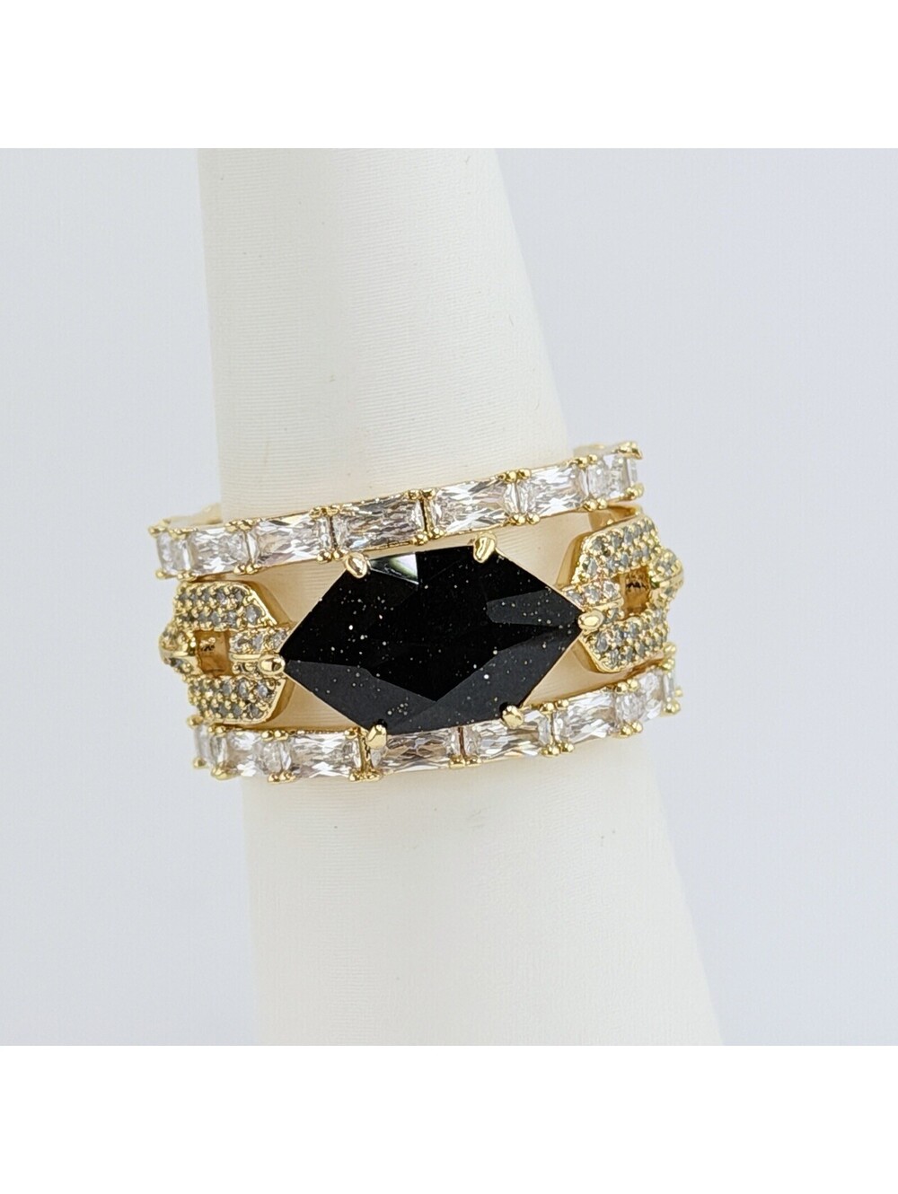 Bomb Party UNTAMED 3pc Ring Sz 9 ULTRA RARE UNICORN RG52240 Yellow Gold